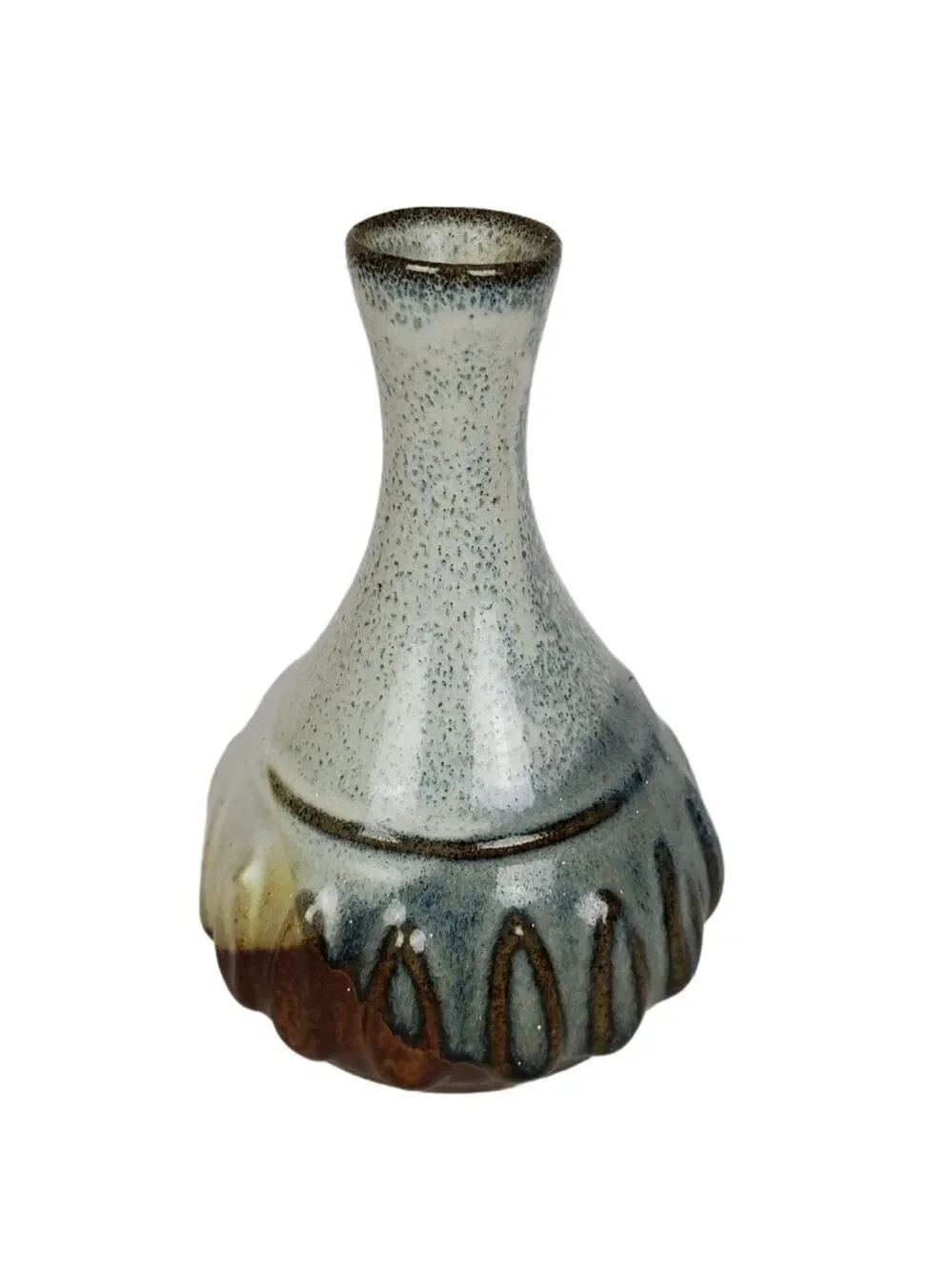 Pottery bud vase
